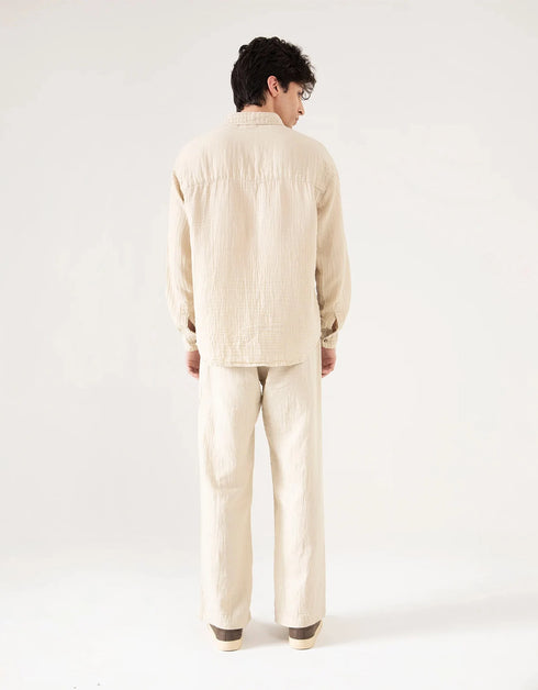 MUSLIN FLAP POCKET SHIRT